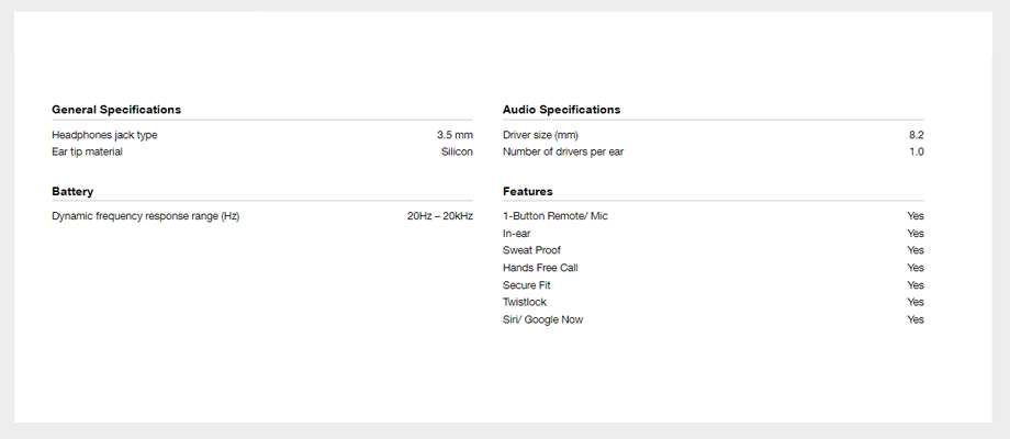 JBL Endurance run spec JBL Endurance Jump สเปค