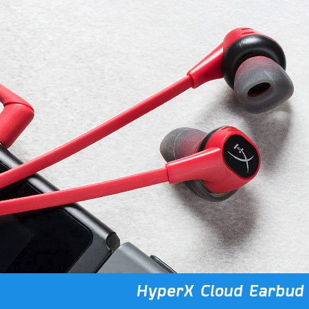 HyperX cloud earbud popular best in-ear gaming