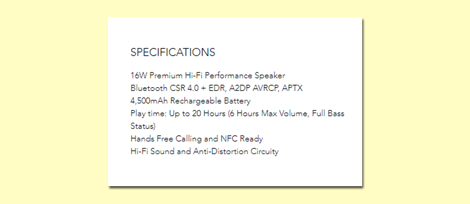 Dreamwave - Harmony II - Spec Dreamwave - Harmony II - สเปค