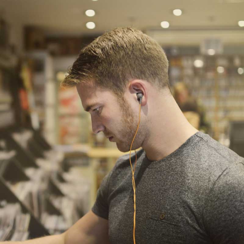 หูฟัง Soundmagic ES18 In-Ear Orange