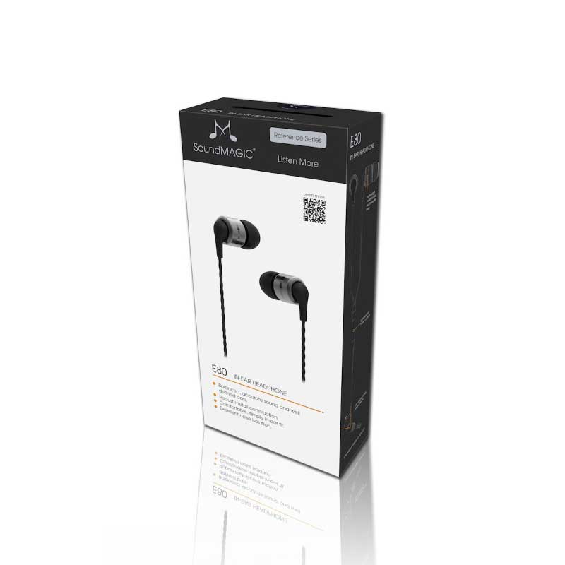 หูฟัง Soundmagic E80 In-Ear Black