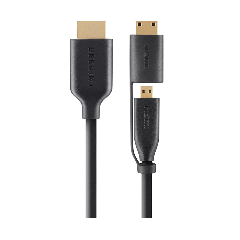 สาย HDMI to HDMI with Micro HDMI Adapter ยาว 2 เมตร สาย HDMI to HDMI with Micro HDMI Adapter ยาว 2 เมตร