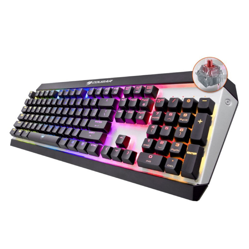 คีย์บอร์ด Cougar ATTACK X3 RGB Mechanical Keyboard Cherry MX Red คีย์บอร์ด Cougar ATTACK X3 RGB Mechanical Keyboard Cherry MX Red