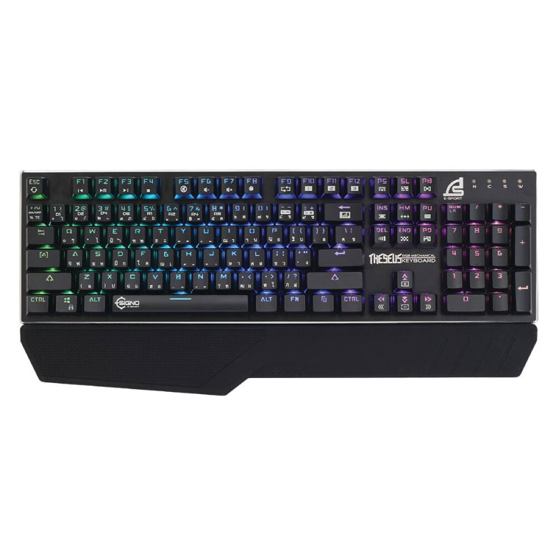 คีย์บอร์ด Signo KB-780S RGB Mechanical Keyboard Blue Switch คีย์บอร์ด Signo KB-780S RGB Mechanical Keyboard Blue Switch