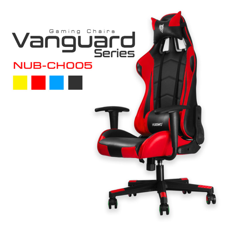 เก้าอี้เล่นเกม Nubwo Vanguard Series CH005 Red 1