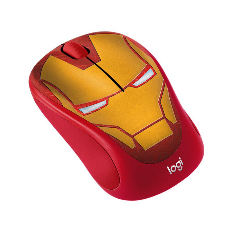 เมาส์ไร้สาย Logitech M238 Marvel Collection Iron Man