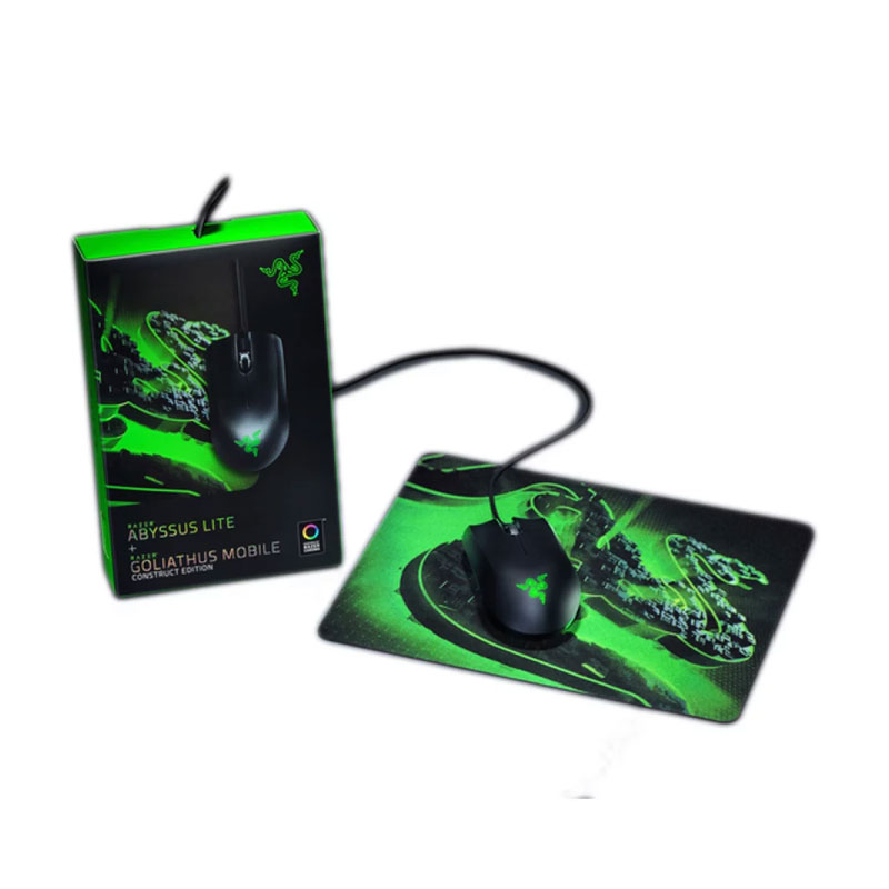 Razer Mouse Abyssus Lite & Goliathus Mobile Construct Edition Razer Mouse Abyssus Lite & Goliathus Mobile Construct Edition