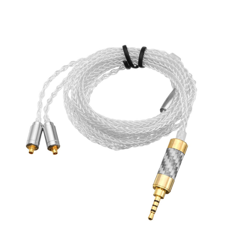 สายอัพเกรด BGVP 5N OCC 8 Core 2.5mm Balance Silver no mic