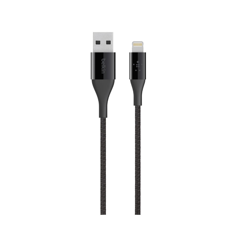 สายชาร์จ Belkin Duratek Metallic Aluminum Lightning Sync and Charge Braided Cable with Kavlar สายชาร์จ Belkin Duratek Metallic Aluminum Lightning Sync and Charge Braided Cable with Kavlar