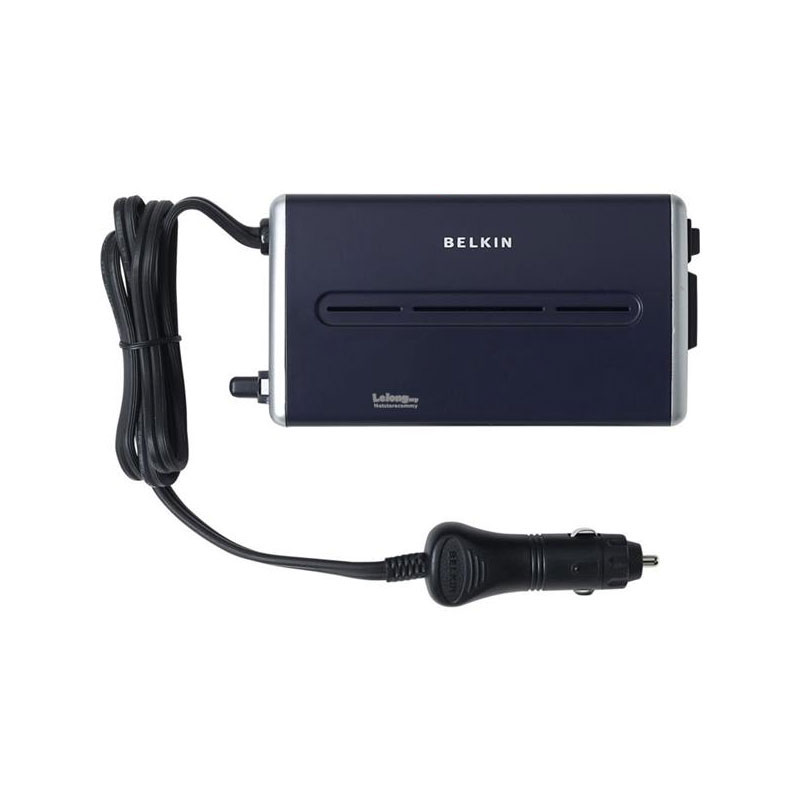 ตัวแปลงไฟ Belkin AC Anywhere 200W with USB Port ตัวแปลงไฟ Belkin AC Anywhere 200W with USB Port