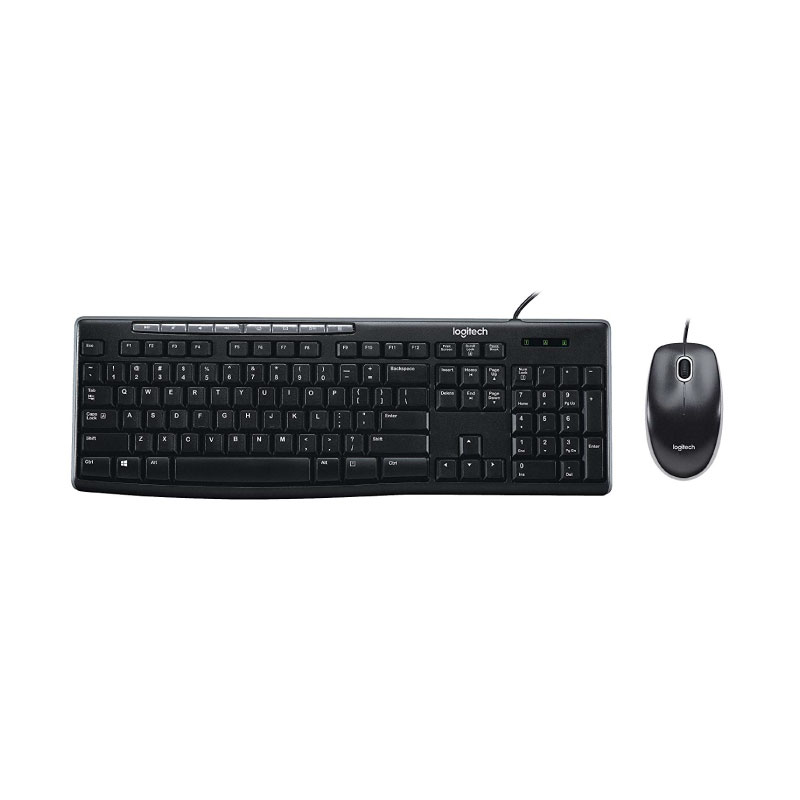 คีย์บอร์ด Logitech Keyboard & Mouse Combo MK200 คีย์บอร์ด Logitech Keyboard & Mouse Combo MK200