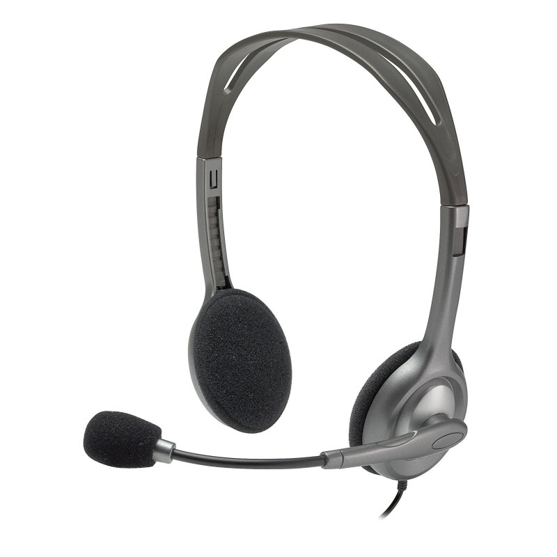 หูฟัง Logitech H111 Stereo On-Ear Headset Black หูฟัง Logitech H111 Stereo On-Ear Headset Black